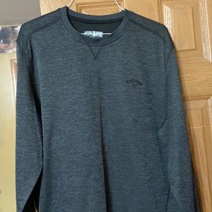 Heather Black/Gray Callaway Crew neck Pullover